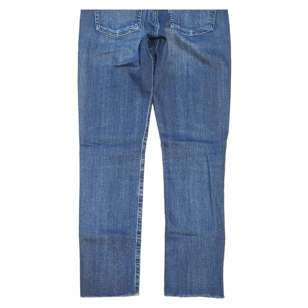 Agolde Women's Sophie Skinny Frayed Hem Denim Blue Jeans, Size 27 - Picture 13 of 16